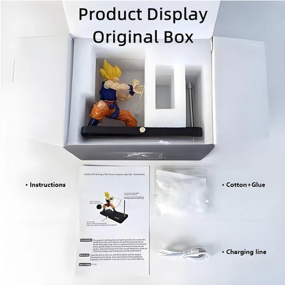 Illuminate Your Space with the DRAGON BALL Son Goku Kamehameha Night Lamp – Perfect Desktop Decoration and Birthday Gift for Anime Fans!