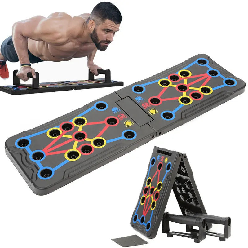Revolutionary Portable Push-Up Board Set: Elevate Your Strength Training Anywhere!