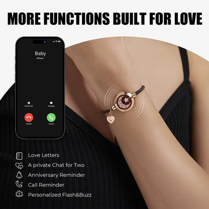 Totwoo Long Distance Touch Bracelets - Vibrant Connection for Couples in Love