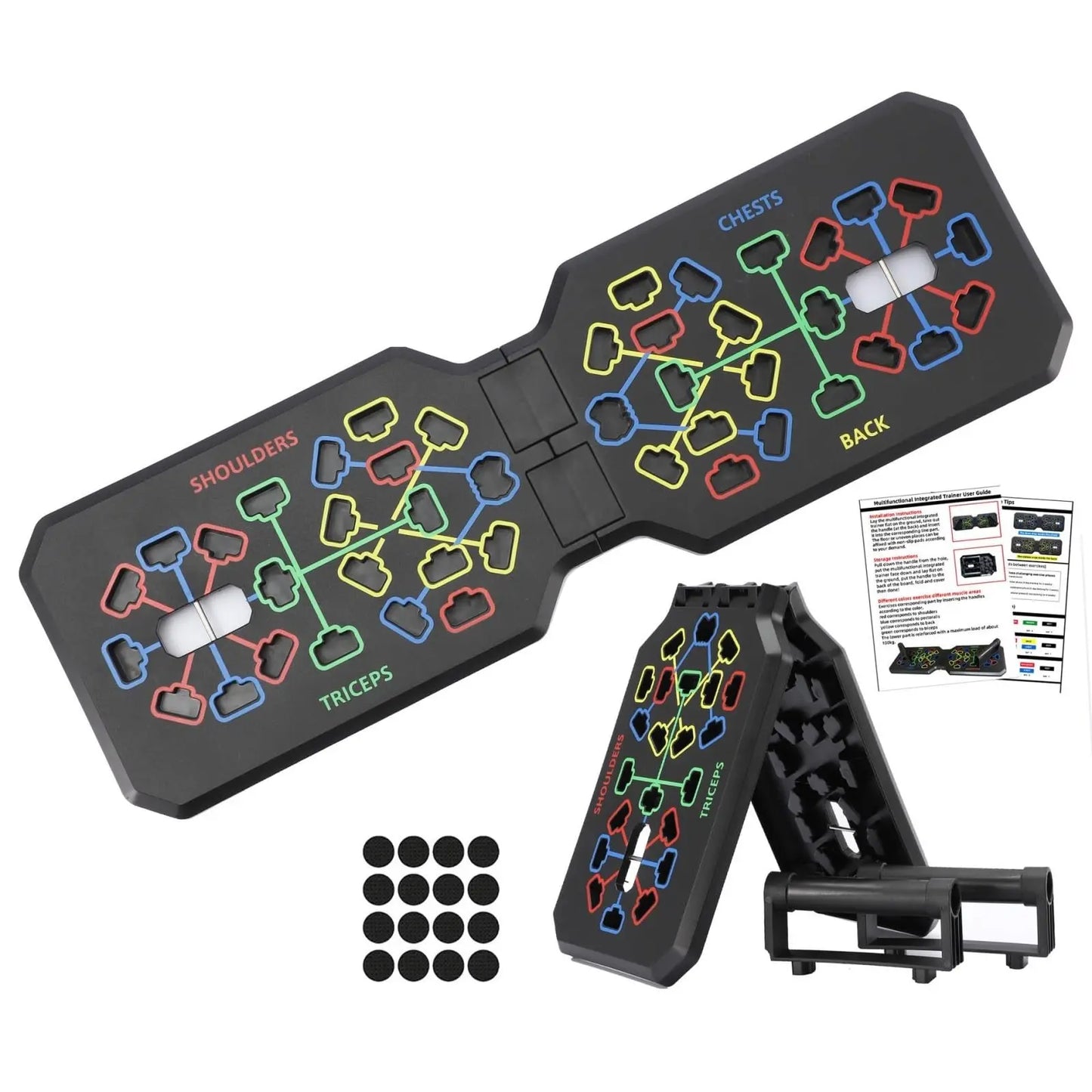 Revolutionary Portable Push-Up Board Set: Elevate Your Strength Training Anywhere!