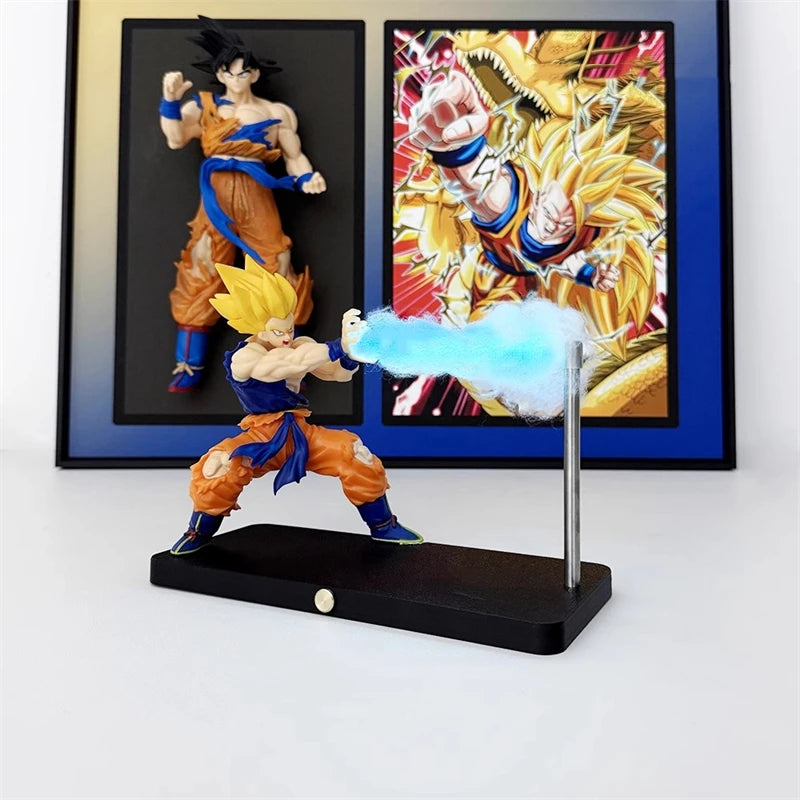 Illuminate Your Space with the DRAGON BALL Son Goku Kamehameha Night Lamp – Perfect Desktop Decoration and Birthday Gift for Anime Fans!